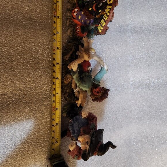 Halloween Figurine And Candle Holder Trio Set Witch Pumpkinhead Ghost - Picture 9 of 11